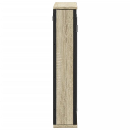 Bathroom Mirror Cabinet Sonoma Oak 42x12x60 cm Engineered Wood