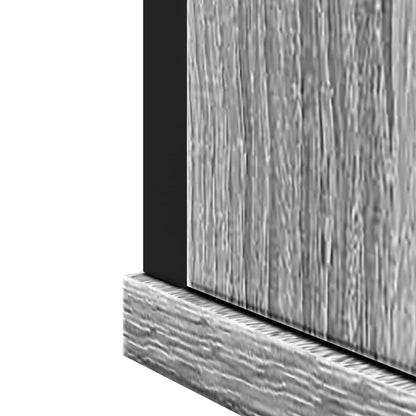 Bathroom Mirror Cabinet Grey Sonoma 42x12x60 cm Engineered Wood