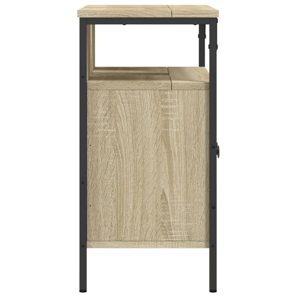 Bathroom Sink Cabinet Sonoma Oak 60x30x60 cm Engineered Wood