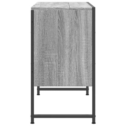 Bathroom Sink Cabinet Grey Sonoma 80x33x60 cm Engineered Wood