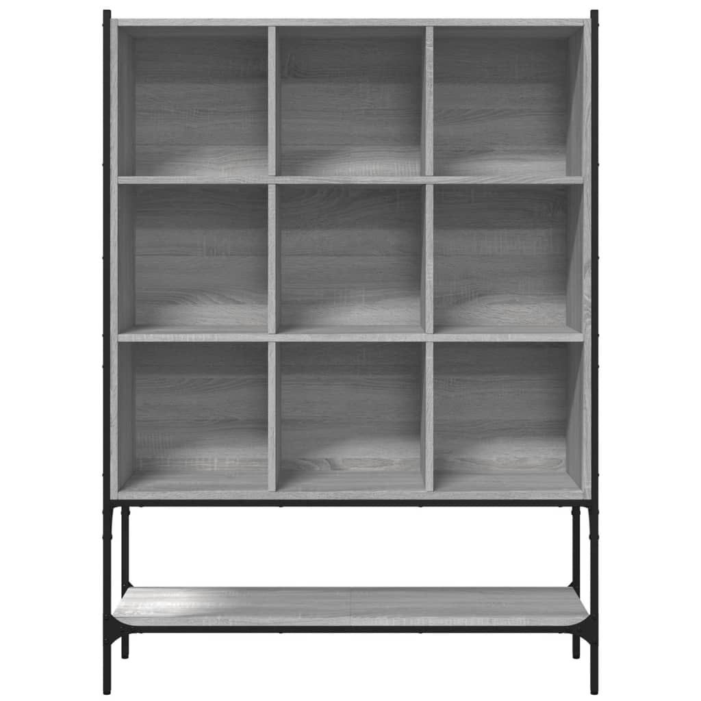 Bookcase Grey Sonoma 102x30x141.5 cm Engineered Wood