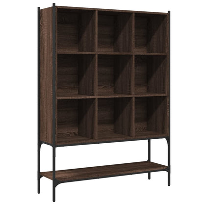 Bookcase Brown Oak 102x30x141.5 cm Engineered Wood