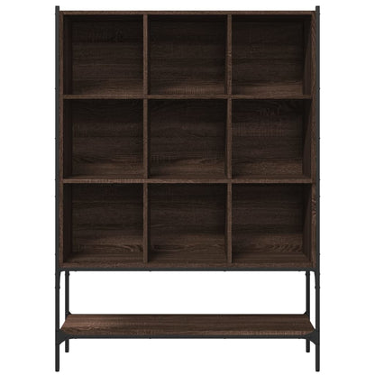 Bookcase Brown Oak 102x30x141.5 cm Engineered Wood