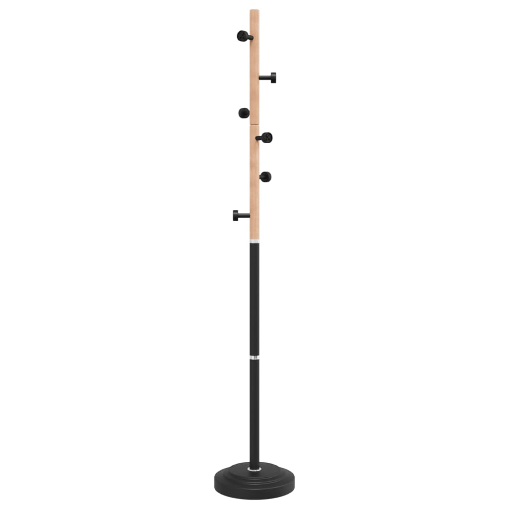 Coat Stand Black 177 cm Powder-coated Iron