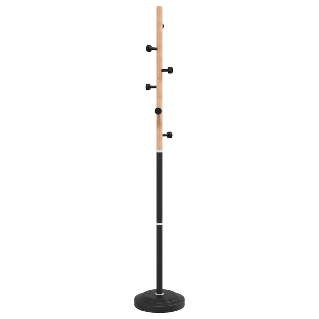 Coat Stand Black 177 cm Powder-coated Iron