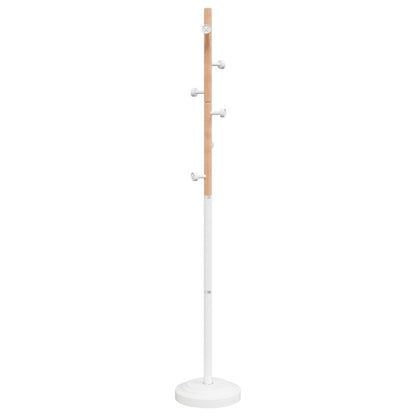 Coat Stand White 177 cm Powder-coated Iron