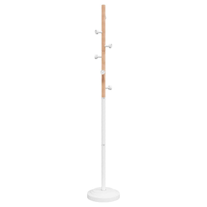 Coat Stand White 177 cm Powder-coated Iron