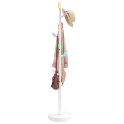 Coat Stand White 172 cm Powder-coated Iron