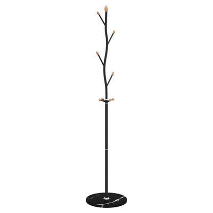 Coat Stand Black 177 cm Powder-coated Iron