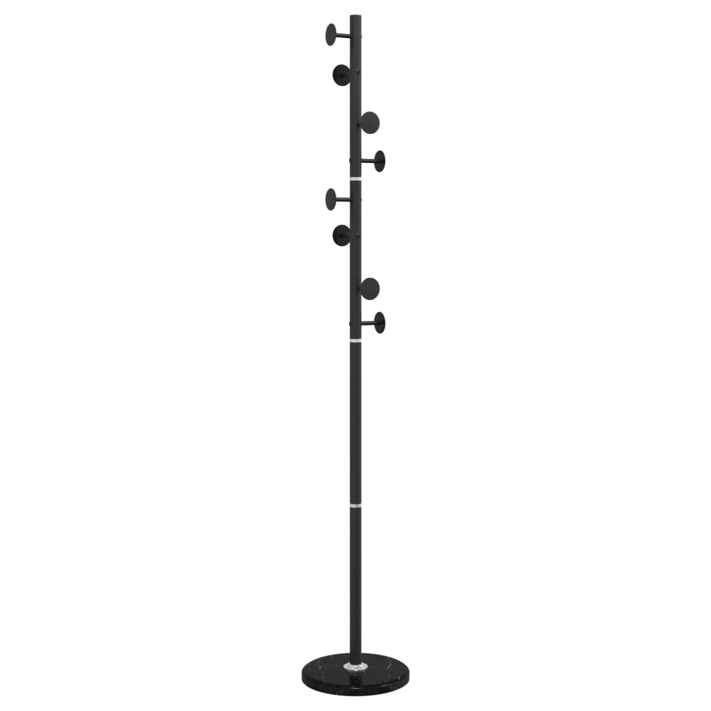 Coat Stand Black 176 cm Powder-coated Iron