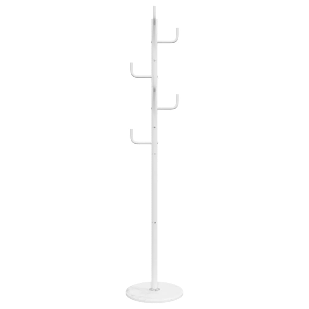 Coat Stand White 183 cm Powder-coated Iron