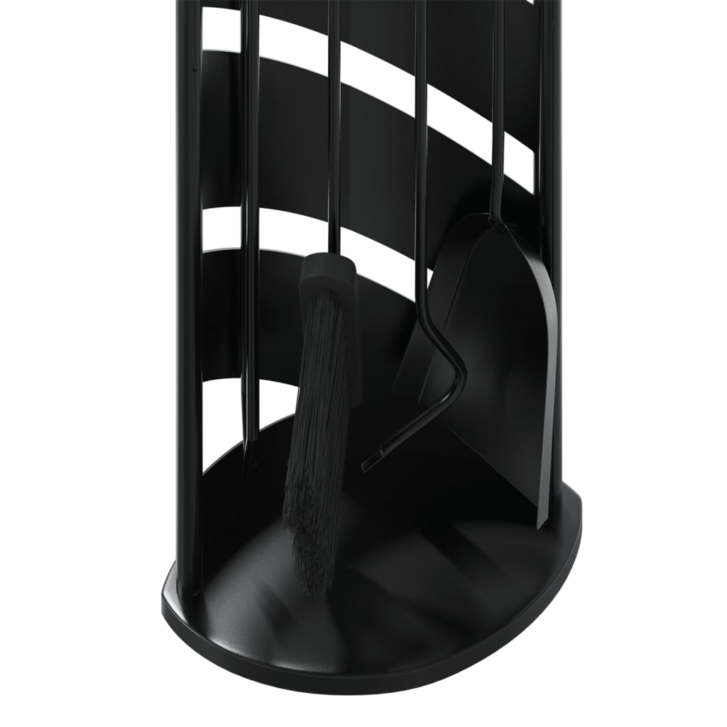 5 Piece Fireplace Tool Set 23x15x66 cm Steel