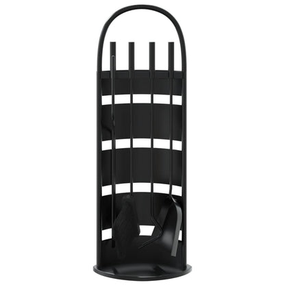 5 Piece Fireplace Tool Set 23x15x66 cm Steel