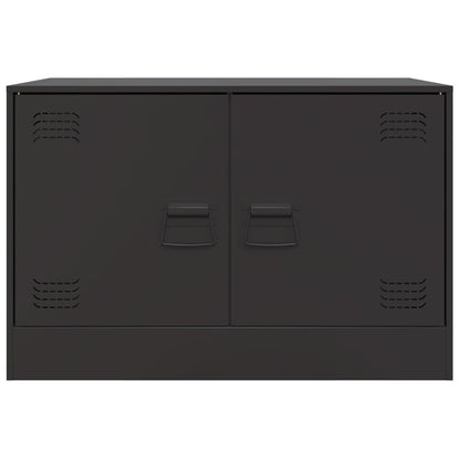 TV Cabinet Black 67x39x44 cm Steel