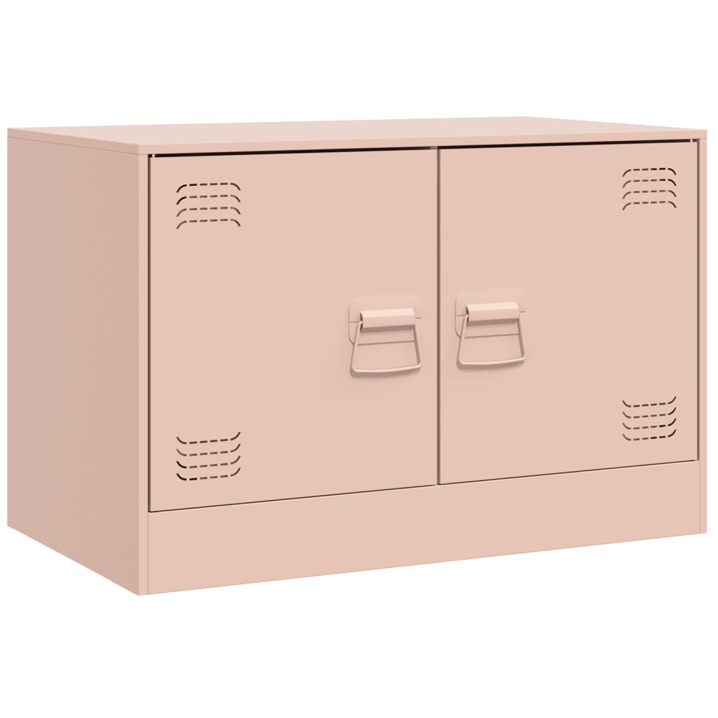 TV Cabinet Pink 67x39x44 cm Steel