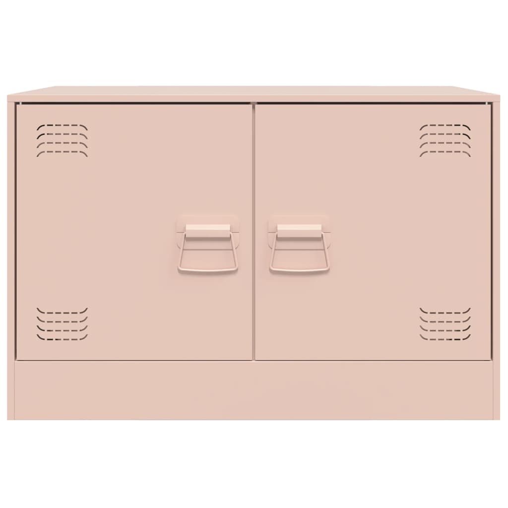 TV Cabinet Pink 67x39x44 cm Steel