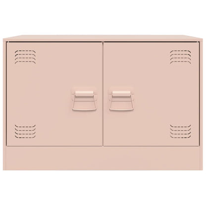 TV Cabinet Pink 67x39x44 cm Steel