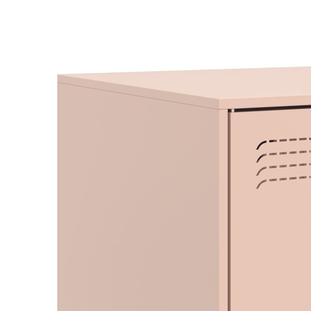 TV Cabinet Pink 67x39x44 cm Steel