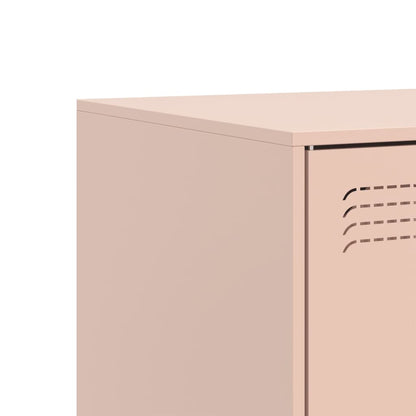 TV Cabinet Pink 67x39x44 cm Steel