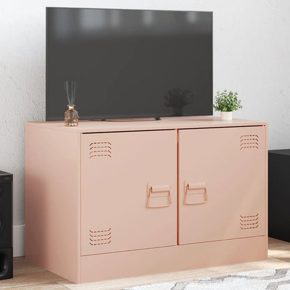 TV Cabinet Pink 67x39x44 cm Steel