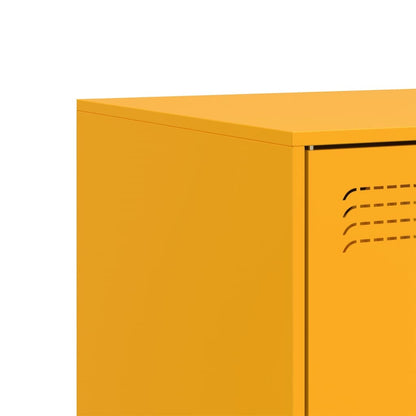 TV Cabinet Mustard Yellow 67x39x44 cm Steel