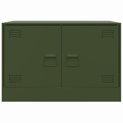 TV Cabinet Olive Green 67x39x44 cm Steel