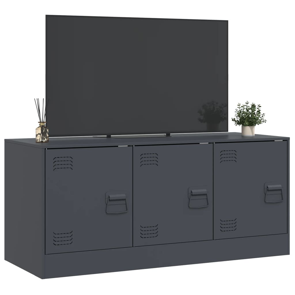 TV Cabinet Anthracite 99x39x44 cm Steel