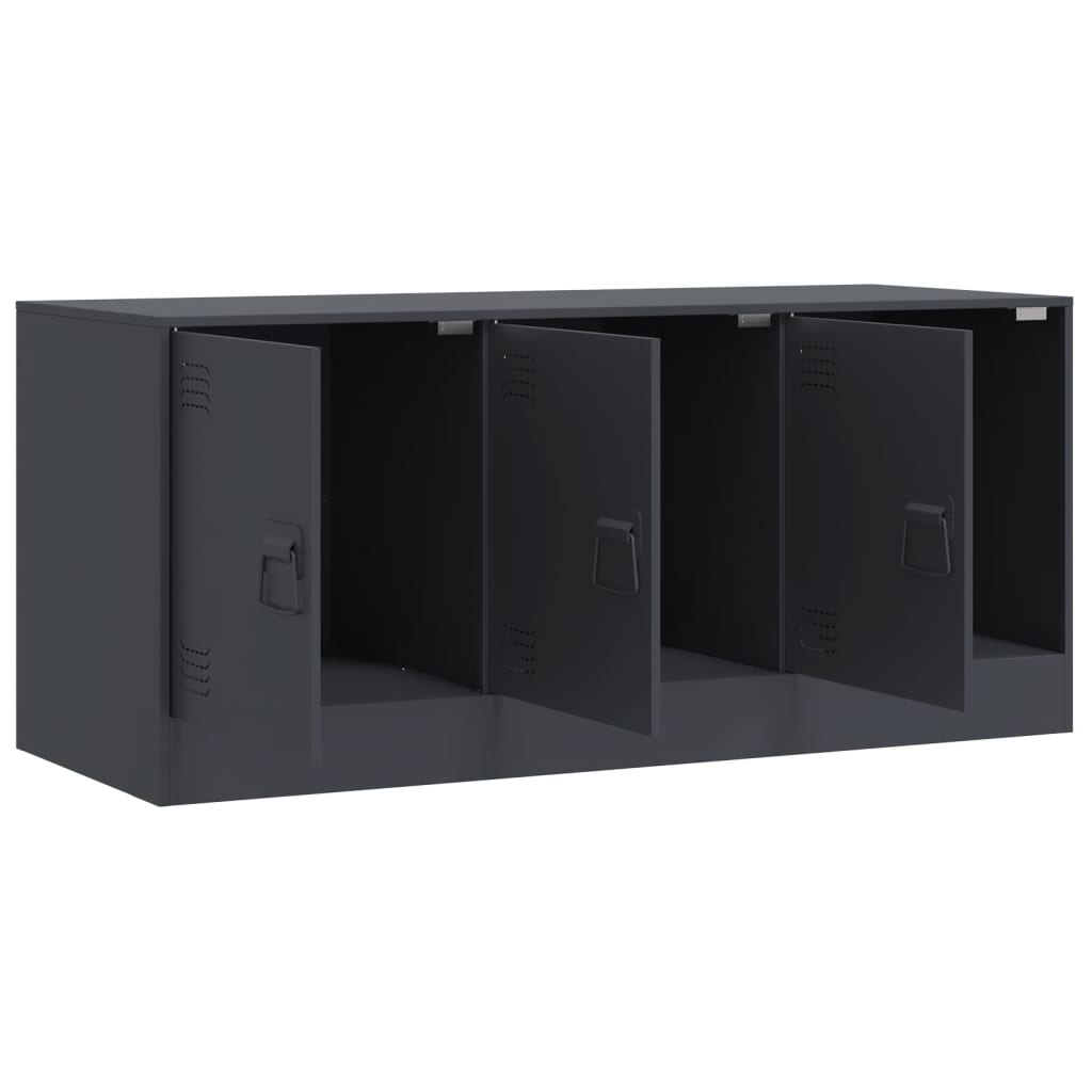 TV Cabinet Anthracite 99x39x44 cm Steel