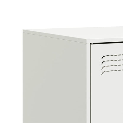 TV Cabinet White 99x39x44 cm Steel