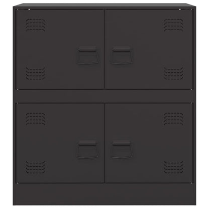 Sideboard Black 67x39x73 cm Steel