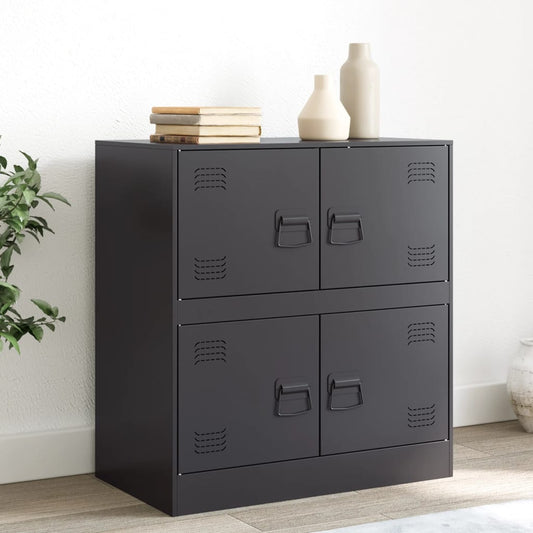 Sideboard Black 67x39x73 cm Steel