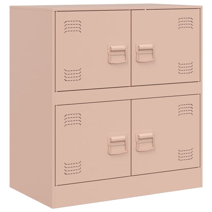 Sideboard Pink 67x39x73 cm Steel