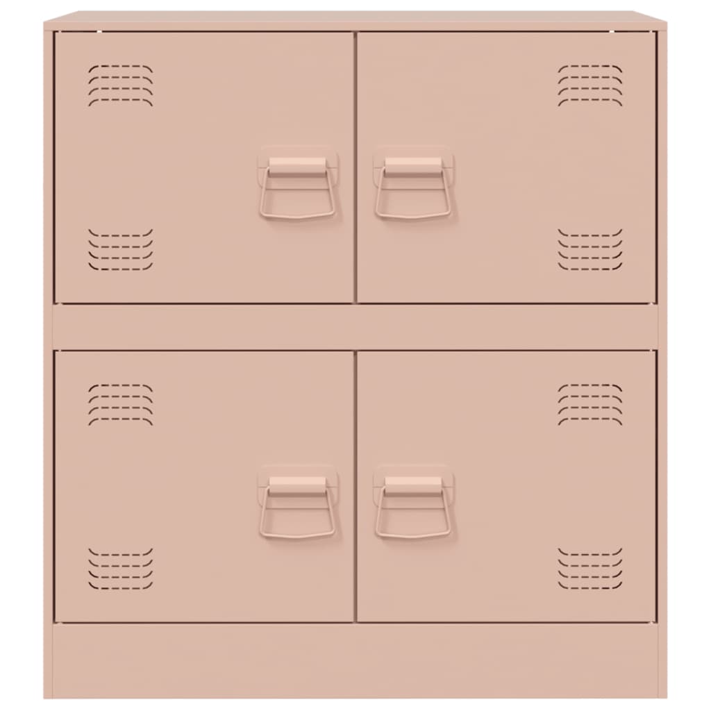 Sideboard Pink 67x39x73 cm Steel