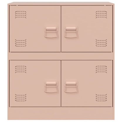 Sideboard Pink 67x39x73 cm Steel