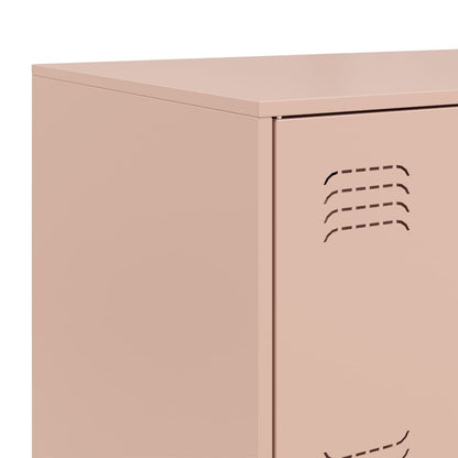 Sideboard Pink 67x39x73 cm Steel