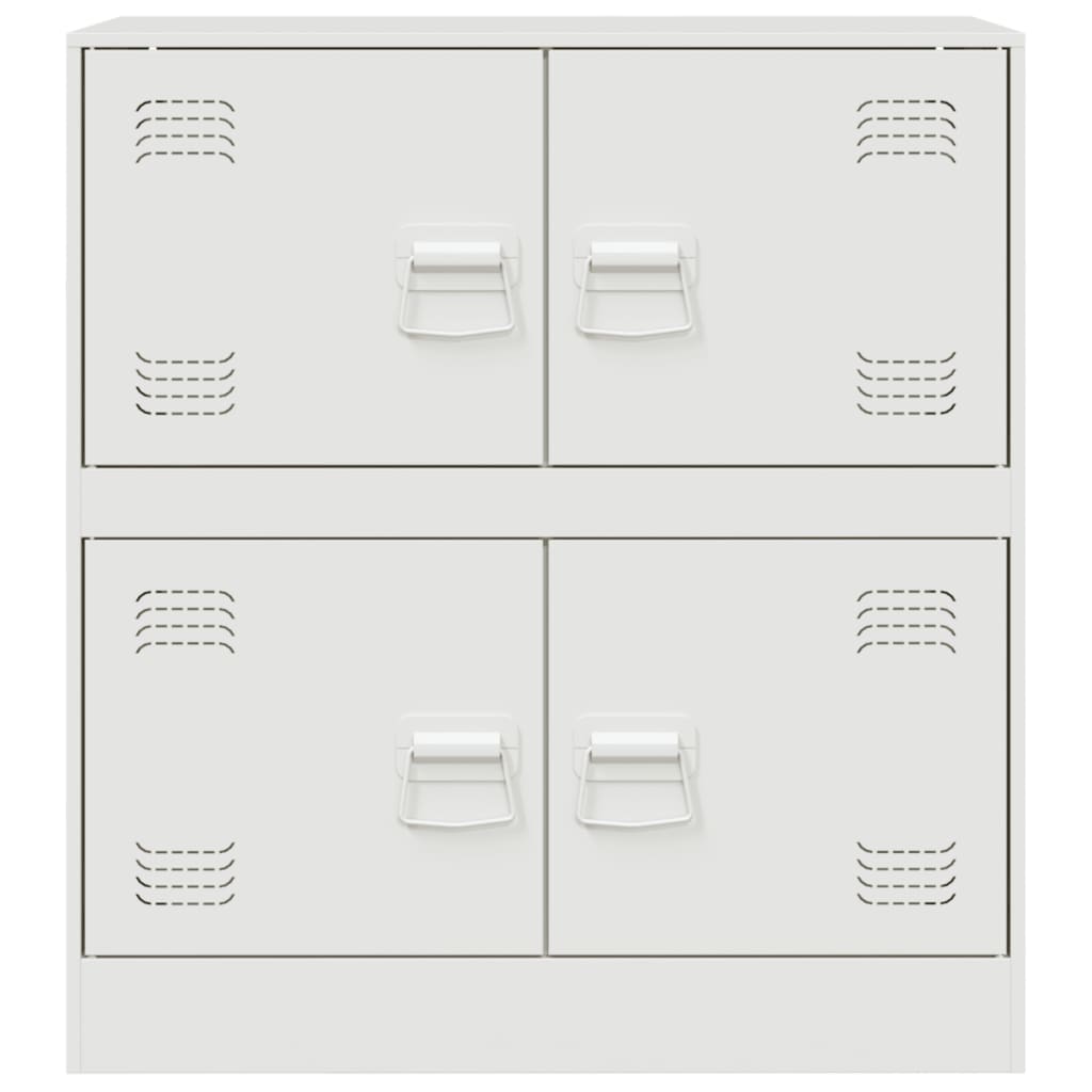 Sideboard White 67x39x73 cm Steel