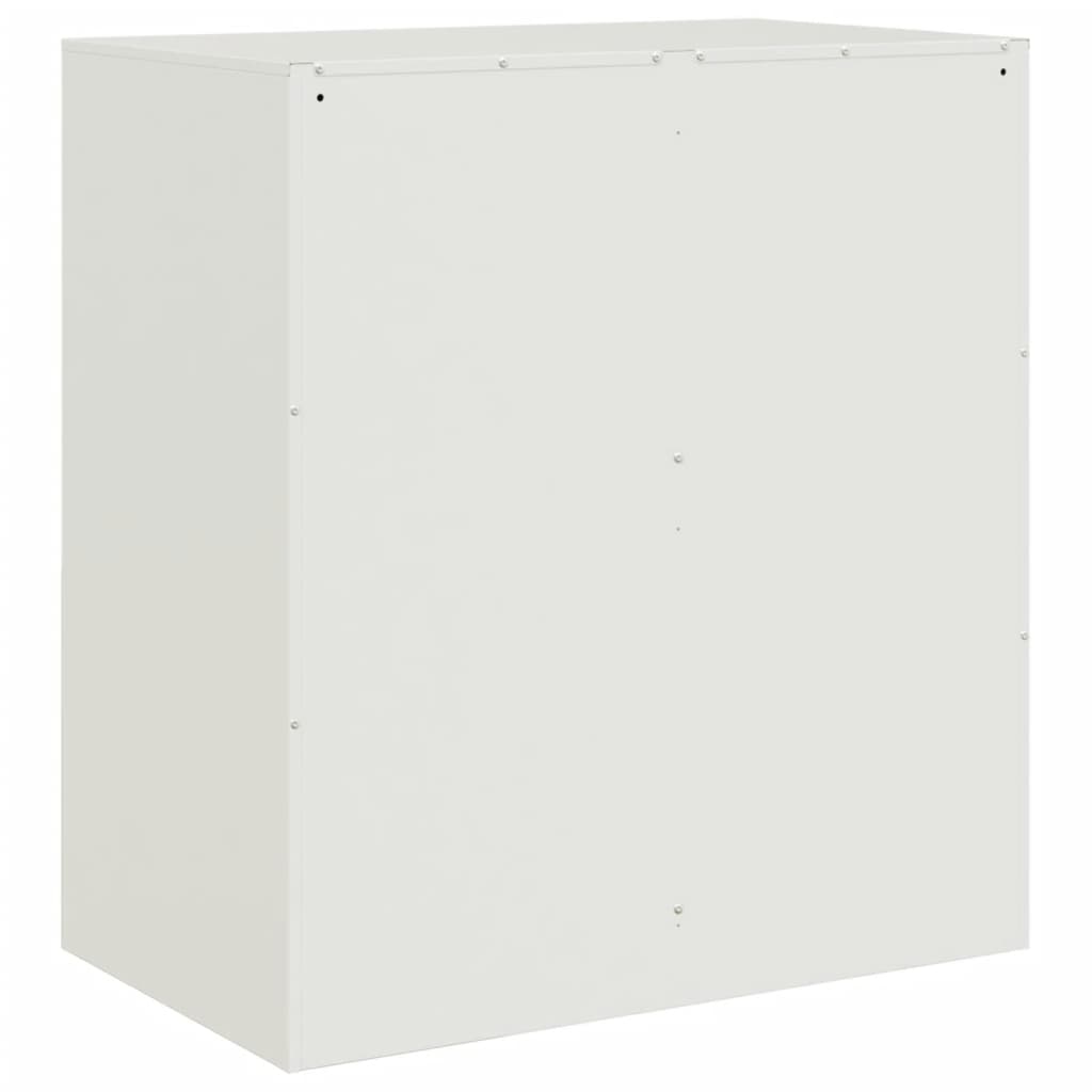 Sideboard White 67x39x73 cm Steel