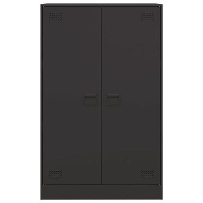 Sideboard Black 67x39x107 cm Steel