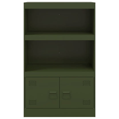 Sideboard Olive Green 67x39x107 cm Steel