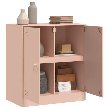 Sideboard Pink 67x39x73 cm Steel