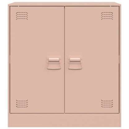 Sideboard Pink 67x39x73 cm Steel