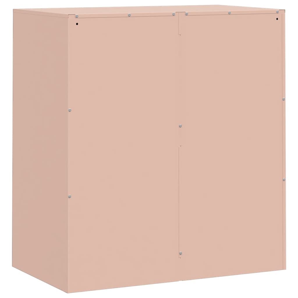 Sideboard Pink 67x39x73 cm Steel