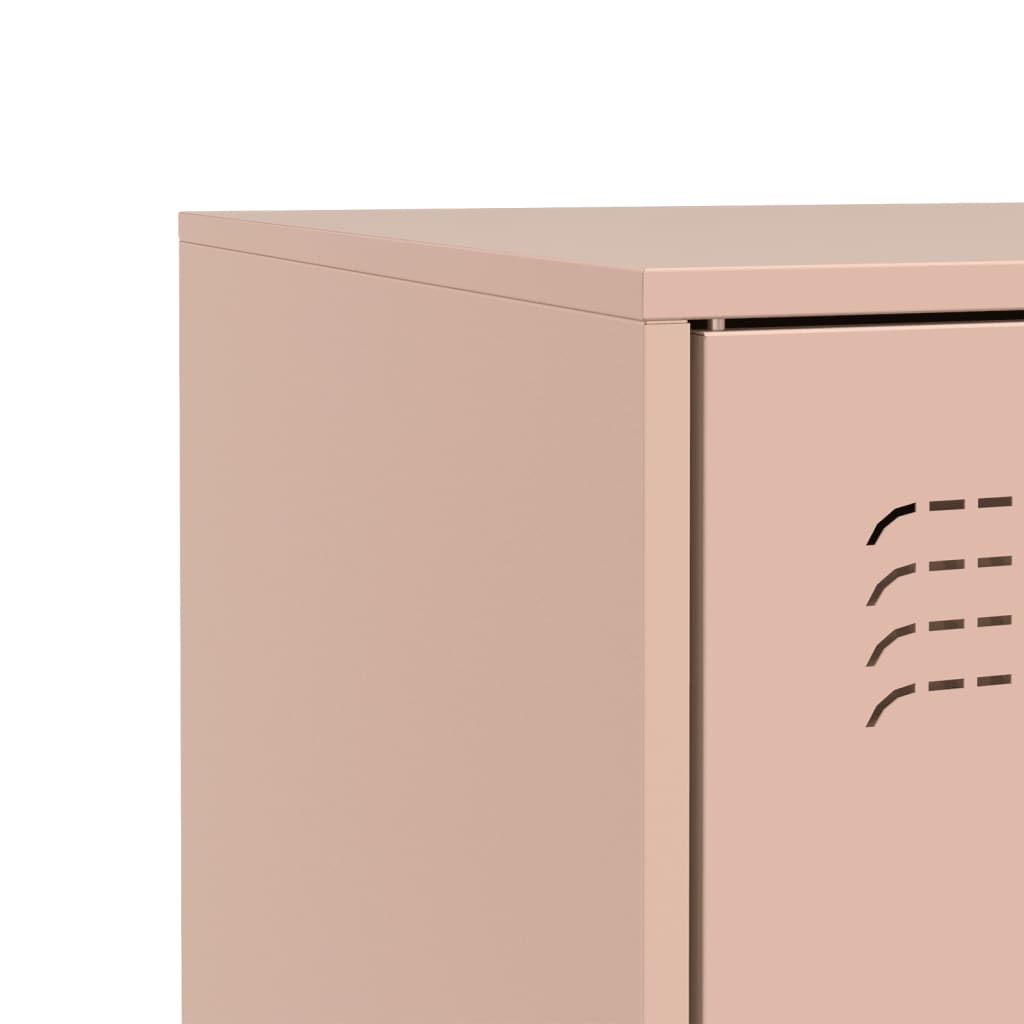 Sideboard Pink 67x39x73 cm Steel