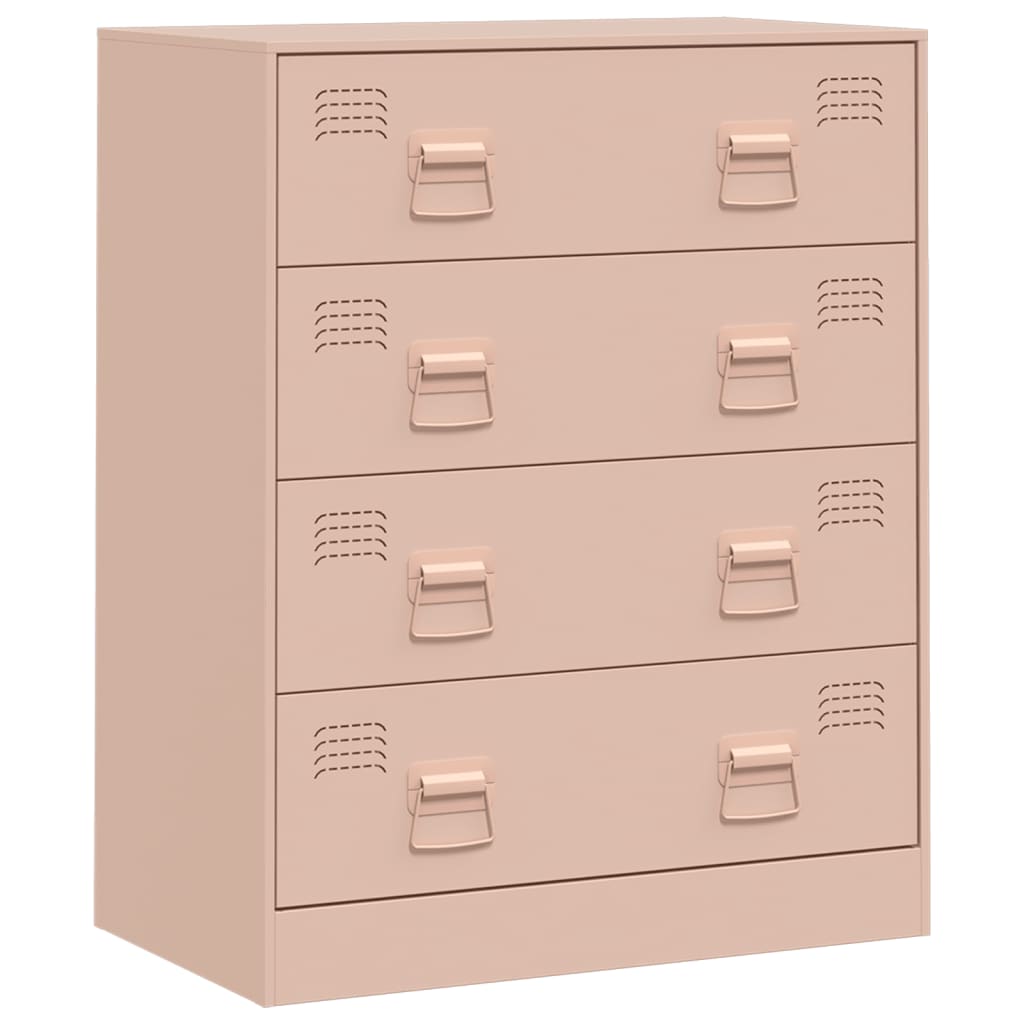 Sideboard Pink 67x39x83 cm Steel