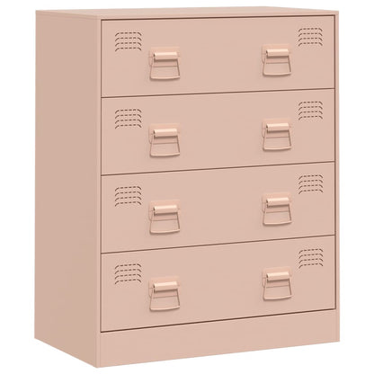 Sideboard Pink 67x39x83 cm Steel