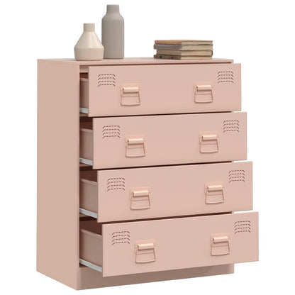 Sideboard Pink 67x39x83 cm Steel