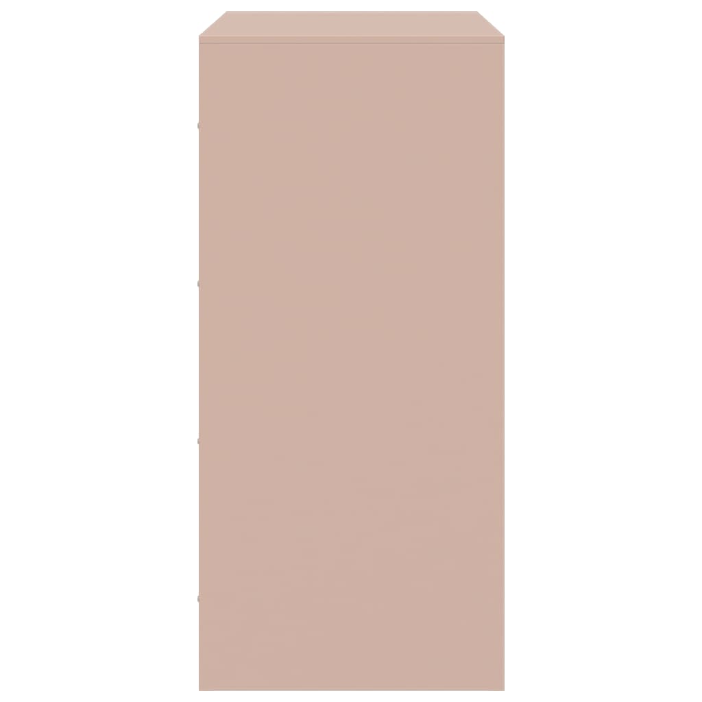 Sideboard Pink 67x39x83 cm Steel