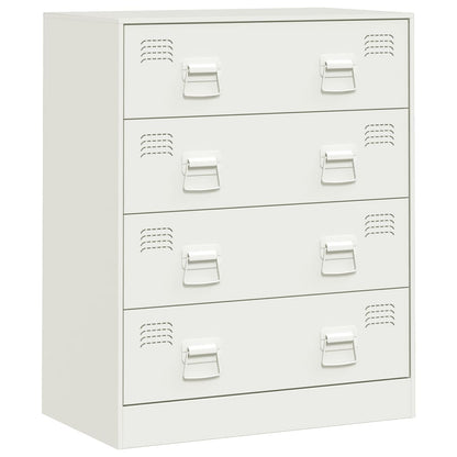 Sideboard White 67x39x83 cm Steel