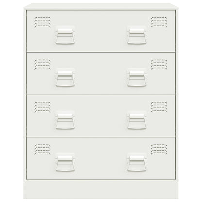 Sideboard White 67x39x83 cm Steel