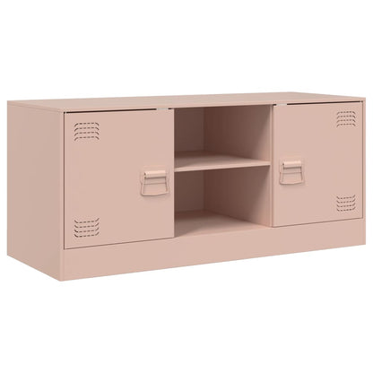 TV Cabinet Pink 99x39x44 cm Steel